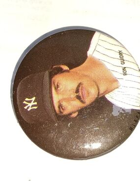 Vintage New York Yankees Ron Guidry Baseball Pin New Old Stock 70s 80s